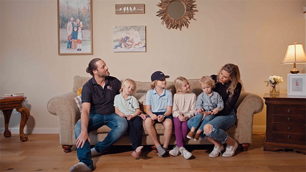 Familjen Ireland från USA