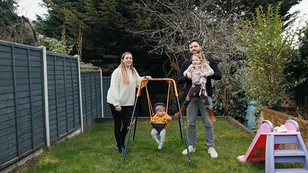 Familjen Burlison från Storbritannien