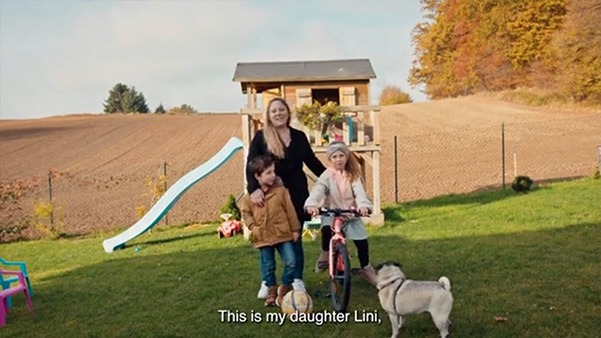 Familjen Glasi från Tyskland